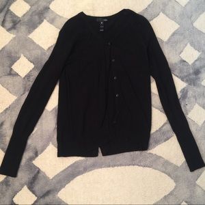 Black cardigan